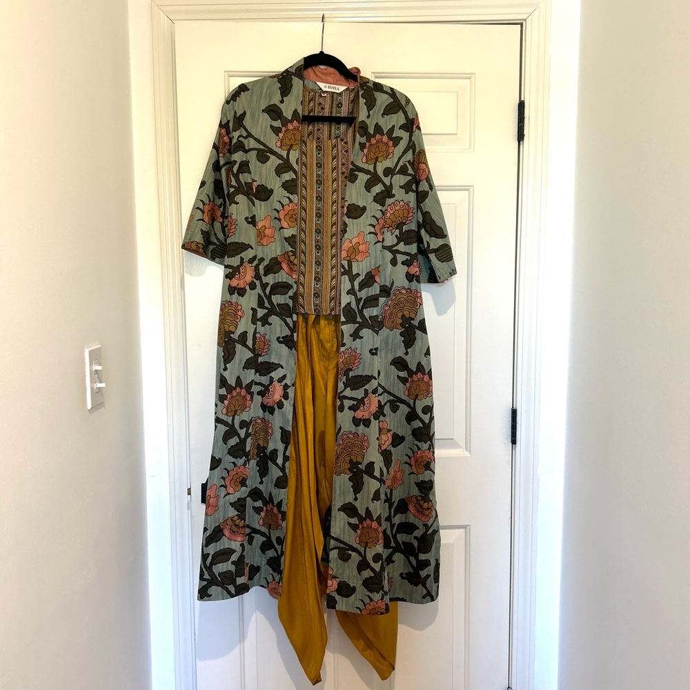 Biba cape, top and dhoti set, size 36